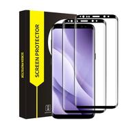 Bodyguard Pack of 2 Tempered Glass Screen Protectors for Samsung Galaxy S9, 3D Full Coverage, High Clarity, High Resolution, Fingerprint ID, 9H Hardness, Anti-Scratch, Bumper, Durable Samsung S9 Film