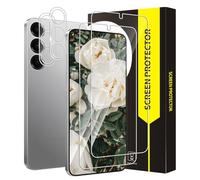 Bodyguard Screen Protector for Samsung Galaxy S25 5G Screen Protector, 2 + 2 Pieces 9H Hardness Protective Glass + Camera Protection, Free from Scratches, 2.5D Edge, 0.33 mm HD Bubble-Free S25 5G