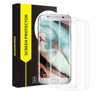 Bodyguard Screen Protector for Samsung Galaxy S7 Edge, Protective Glass, 3D Full Protection Screen Film, 9H Hardness, Scratch-Resistant, Oil-Resistant, Bubble-Free, Pack of 2, 0.33 mm HD Transparency