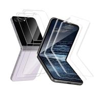 Bodyguard TPU Screen Protector for Tempered Glass for Samsung Galaxy Z Flip 5 5G, Durable Samsung Z Flip 5 Film, Ultra Clear Anti-Bubble Z Flip 5 5G Screen Protector Pack of 2 + 2