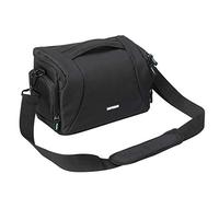 Bodyguard XL DSLR Camera Bag, SLR Large Camera Case for Body and 3 Lenses, Easy Carry with Non-Slip Rubber Shoulder Pad, Durable Nylon Strap & Rain Cover, Black.
