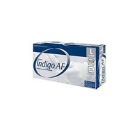 Bodyguards Polyco MFNP100/02 Finite P Indigo AF Nitrile Disposable Gloves, Medium/8, Indigo