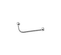 BodyJewelryOnline 14g Surgical Stainless Steel L Bend Industrial Earrings Barbell Flatter Ear Shape Not Enough Cartilage For Traditional Industrial Piercing, Surgical Stainless Steel, no gemstone