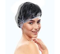 Bodylife Beauty 10 Disposable Shower Caps Waterproof Hair Caps Clear 44cm 10 Peices