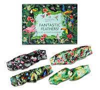 Bodylife Headbands Four Pack Faux Silk Fantastic Feathers