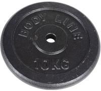 Bodyline Cast Iron Weight Plate 10 kg 25 mm Barbell Training