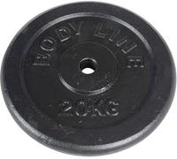 Bodyline Cast Iron Weight Plate 20 Kg 25 mm Barbell Training