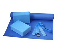 Bodyline Yoga Set Complete With Mat Straps And Blocks Blu MPN 1231-88 YOGA SET