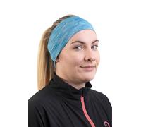Bodylite Summer Running Adults's Headband, 100% Polyester, Breathable, Reflective Logo, High Visibility, Seamless for Comfort, Blue, One size