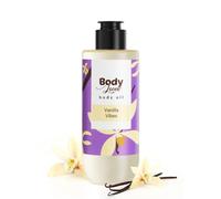 BodyLovin' Vanilla Vibe.s Body Oil - 200ml | Intense Moisture & Instant Glow | Long-Lasting Warm Vanilla Fragrance | Non-Greasy & Lightweight | Soft & Nourished Skin | For Dry to Very Dry Skin