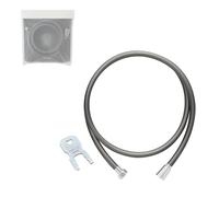 BODYLUV Puresome 79 Inches Shower Hose with 360° Anti-Twist | Durable 3-Layer PVC Tube with Smooth Surface for Easy Cleaning, Tool-Free Installation, Brass Fittings | Includes Spanner (Dark Gray)