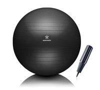 BODYMATE Anti-burst Exercise Ball - Includes Ebook and air pump - Gym-quality Swiss ball for fitness, pregnancy & birth and sizes