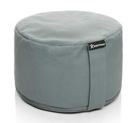 BODYMATE Extra high Meditation Cushion/Yoga Pillow Diameter 31cm Height 20cm - Removable washable 100% Cotton Cover - Inner cotton bag filled with buckwheat husks