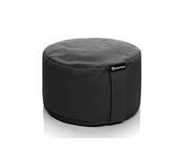 BODYMATE Round Meditation Cushion/Yoga Pillow D31cm H16cm - Removable washable 100% Cotton Cover - Inner cotton bag filled with buckwheat husks