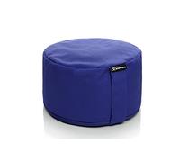 BODYMATE Round Meditation Cushion/Yoga Pillow D31cm H16cm - Removable washable 100% Cotton Cover - Inner cotton bag filled with buckwheat husks