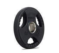 Bodymax Olympic Rubber Radial Weight Disc Plate - Black, 1.25 kg