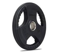Bodymax Olympic Rubber Radial Weight Disc Plate - Black, 10 kg