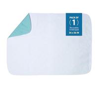 BodyMed Reusable Underpad, 34 in. x 36 in., 1 Underpad/Polybag, Three-Layer Design for Effective Absorption, Superior Liquid Management and Leakproof Protection
