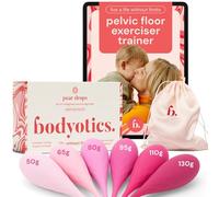 Bodyotics Pelvic Floor Trainer for Women - Complete Kegel Training Set - 6-Piece Set for Beginners