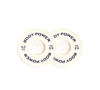 BODYPOWER 0.5Kg Coloured Fractional Olympic Disc (x2)