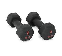 BODYPOWER 3Kg Neoprene Hex Dumbbells (x2)