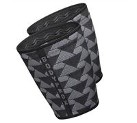 Bodyprox Thigh Compression Sleeve (1 Pair), Adjustable Hamstring Compression Sleeve for Men and Women (L)