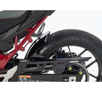 BODYSTYLE rear hugger with alu chain guard ABS plastics black, black