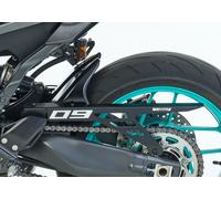 BODYSTYLE rear hugger with alu chain guard ABS plastics unpainted