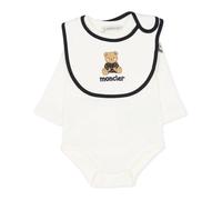 Bodysuit and Bib Set - unisex - Moncler - Kids Sets - Beige - 6 M - Kids 6 M