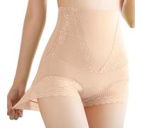 Bodysuit Tummy Control Shapewear Women's Hip Lift Shapewear High Waisted Midriff Shrink Shape Wear Dresses (Beige, XXL)