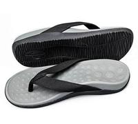 Bodytec Wellbeing Orthotic Sandals with Great Arch Support and Plantar Fasciitis Relief 4 UK Grey