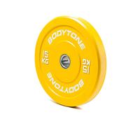Bodytone Rubber 15kg Olympic Bumper Plate Golden 15 kg