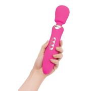 Bodywand 10 Inch Rumble Wand Rechargeable Silicone Vibrator Powerful Massager