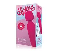 Bodywand Softee Wand Massager - Hot Pink - Sensual Design 7 Vibration Modes