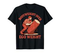 Bodyweight Over Ego Weight Calisthenics Fitness Gym Training T-Shirt