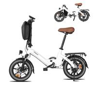 Bodywel T16PRO 14" City Commuting Ebike, 36v 7.8ah electric bike, 4.5 inch Led-Display, 90% Pre-Assembled, Folding bike with front suspension and dual disc brakes for adults