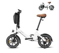 Bodywel T16PRO 14" City Commuting Ebike, 36v 7.8ah electric bike, 4.5 inch Led-Display, 90% Pre-Assembled, Folding bike with front suspension and dual disc brakes for adults