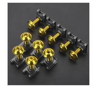 Bodywork Clips 6MM Motorcycle Fairing Body Work Bolt Kit Screw Spire Speed Fastener Clip Nut For For Raptor 700 700R YFM700 YFM700R 700R(GOLD)