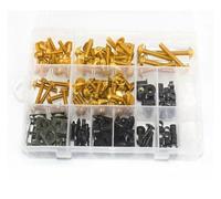 Bodywork Clips For Victory Motorcycle Body Work Bolts Screw Motorcycle Fairing Screws Nuts Kit(GOLD)