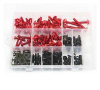 Bodywork Clips For Victory Motorcycle Body Work Bolts Screw Motorcycle Fairing Screws Nuts Kit(RED)