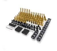 Bodywork Kits Motorbike Fairing Bolts Nuts Kit For Y-AMAHA FZR400 RR/RRSP FZR600 FZR750R FZR100 For GENESIS DT230 For LANZA Body Fastener Clips Screw parts(Yellow)