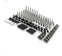 Bodywork Kits Motorbike Fairing Bolts Nuts Kit For Y-AMAHA FZR400 RR/RRSP FZR600 FZR750R FZR100 For GENESIS DT230 For LANZA Body Fastener Clips Screw parts(Silver)