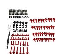 Bodywork Screws A Set M6 M5 For BMW R1100GS R1100RS R1100RT R1100S R1150 R1150GS R1150RS R1150RT Fairing Bolts Kit Bodywork Fasteners Screws Nut(Black- Silver)
