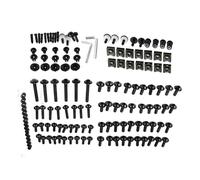 Bodywork Screws A Set M6 M5 For BMW R1100GS R1100RS R1100RT R1100S R1150 R1150GS R1150RS R1150RT Fairing Bolts Kit Bodywork Fasteners Screws Nut(Black- Silver)