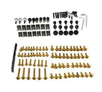Bodywork Screws A Set M6 M5 For BMW R1100GS R1100RS R1100RT R1100S R1150 R1150GS R1150RS R1150RT Fairing Bolts Kit Bodywork Fasteners Screws Nut(Yellow)