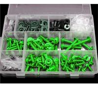Bodywork Screws Complete Fairing Bolts Kit For H-ONDA CBR900 CBR 900 1997 1996 1995 1994 1993 1992 Motorcycle Full Nuts(Green)