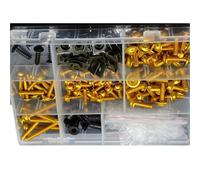 Bodywork Screws Complete Fairing Bolts Kit For SUZUKI DR 650 S/SE 1994 1995 1996 1997 1998 1999 2000 Motorcycle Full Nuts(Yellow)