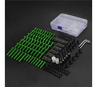 Bodywork Screws Complete Full Fairing Screws For KAWASAKI ZX1400 ZX25R ZX636R ZX14R ZX14 ZX12R Motorcycle Bolts Kit Nuts Clips(Green)