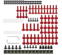 Bodywork Screws Motorcycle Accessories For H-ONDA GL1500C GL1500CD GL1500CF GL1500CT NRX1800 For Valkyrie Fairing Bolt Screws Kit Nut Clips(Black- Silver)