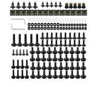 Bodywork Screws Motorcycle Accessories For H-ONDA GL1500C GL1500CD GL1500CF GL1500CT NRX1800 For Valkyrie Fairing Bolt Screws Kit Nut Clips(Black- Silver)